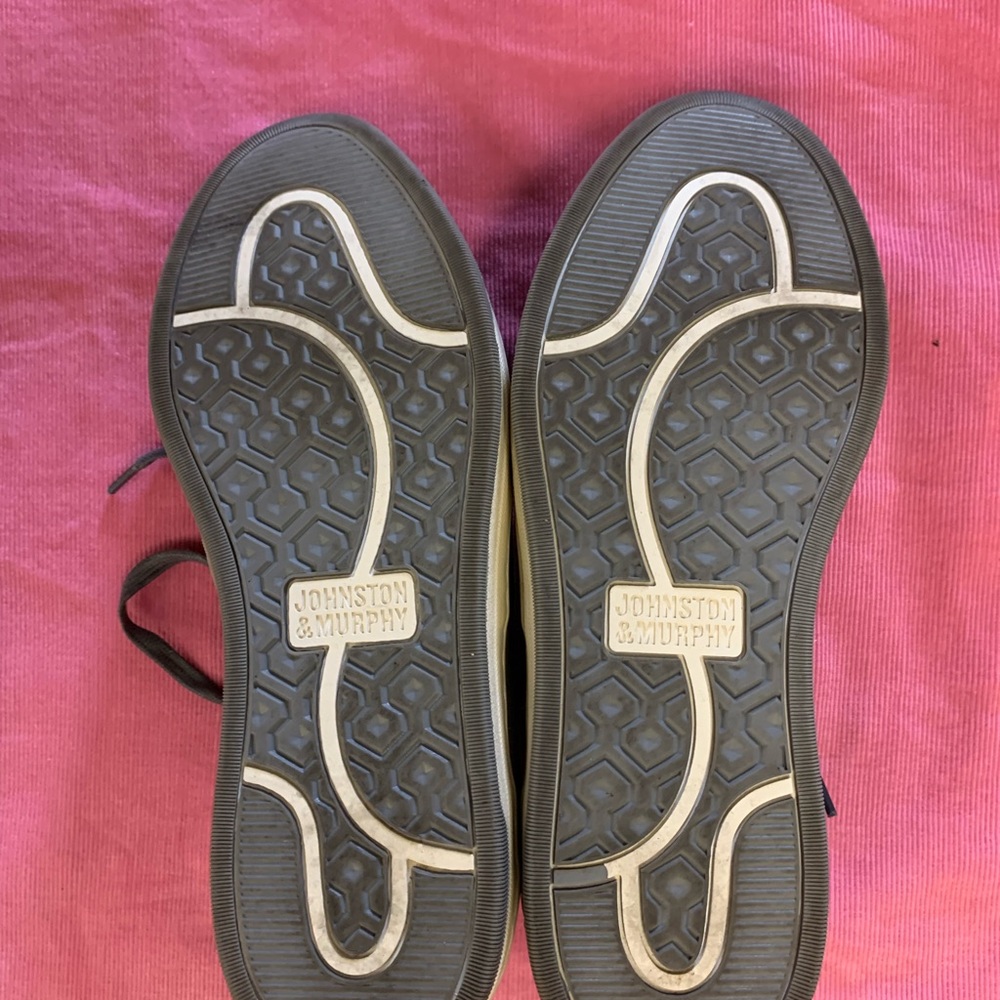 Johnston And Murphy Sheepskin Two Tone Gray Sneak… - image 6